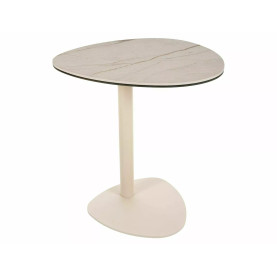 Stolik kawowy ceramiczny na jednej nodze Ciao C 50cm ceramika amazonia / kaszmir Signal