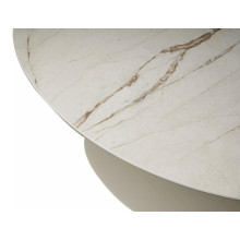 Stolik kawowy ceramiczny na jednej nodze Ciao C 50cm ceramika amazonia / kaszmir Signal