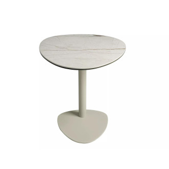 Stolik kawowy ceramiczny na jednej nodze Ciao C 50cm ceramika amazonia / kaszmir Signal