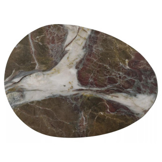 Stolik ceramiczny na jednej nodze Gusto B 98x73cm  brąz / ciemna miedź Signal