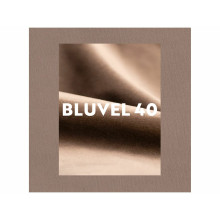 Łóżko pikowane z pojemnikiem Parma Velvet 160x200cm ciemny beż Signal