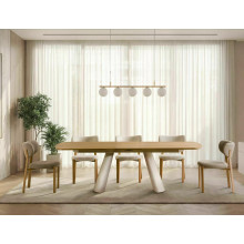 Stół fornirowany rozkładany Canon 200x-240x100cm dąb / kaszmir Signal