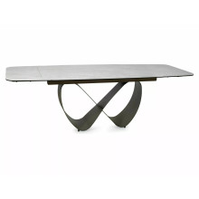 Stół ceramiczny rozkładany Infinity Ceramic 160-240x95cm ceramika Taj Mahal / ciemna miedź Signal