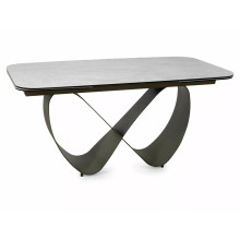 Stół ceramiczny rozkładany Infinity Ceramic 160-240x95cm ceramika Taj Mahal / ciemna miedź Signal