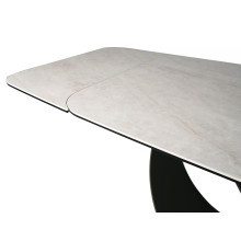 Stół ceramiczny rozkładany Infinity Ceramic 160-240x95cm ceramika Taj Mahal / ciemna miedź Signal