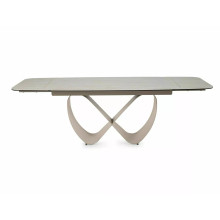 Stół ceramiczny rozkładany Infinity Ceramic 160-240x95cm trawertyn / kaszmir Signal