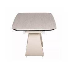 Stół ceramiczny rozkładany Infinity Ceramic 160-240x95cm trawertyn / kaszmir Signal