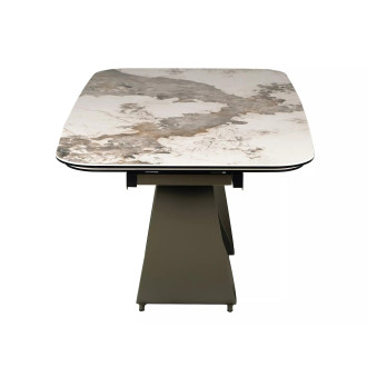 Stół ceramiczny rozkładany Infinity Ceramic 160-240x95cm ceramika Pandoro / ciemna miedź Signal
