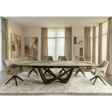 Stół ceramiczny nowoczesny Maranello Ceramic 200-290x98cm pandoro / ciemna miedź Signal