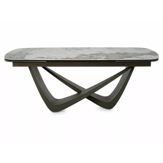 Stół ceramiczny nowoczesny Maranello Ceramic 200-290x98cm pandoro / ciemna miedź Signal
