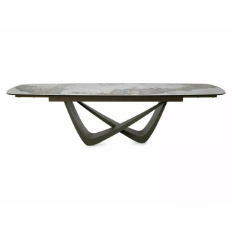 Stół ceramiczny nowoczesny Maranello Ceramic 200-290x98cm pandoro / ciemna miedź Signal