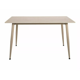 Stół ceramiczny prostokątny Rion 130cm trawertyn / kaszmir Signal