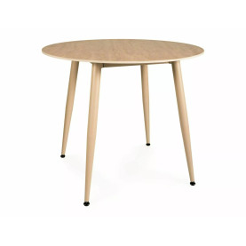 Stół ceramiczny okrągły Rion 90cm trawertyn / kaszmir Signal 2