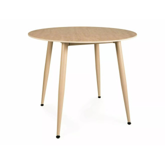 Stół ceramiczny okrągły Rion 90cm trawertyn / kaszmir Signal
