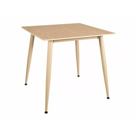 Stół ceramiczny kwadratowy Rion 80cm trawertyn / kaszmir Signal