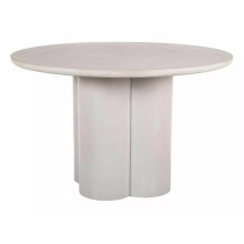 Stół z mikrocementu na jednej nodze Rosalia 120cm szary Signal