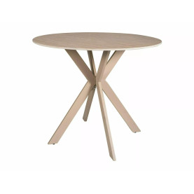 Stół okrągły ceramiczny Talia 90cm trawertyn / kaszmir Signal 2