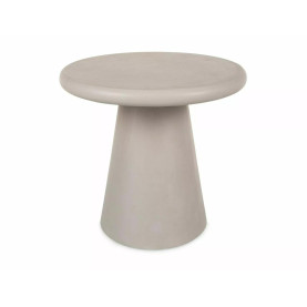 Stolik boczny z mikrocementu Aurora 45cm jasny szary Signal