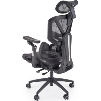 Fotel biurowy ergonomiczny z siatki Cubus czarny Halmar