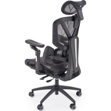 Fotel biurowy ergonomiczny z siatki Cubus czarny Halmar