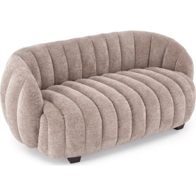 Sofa tapicerowana 2 osobowa Fraser 140cm ciemny beż Halmar