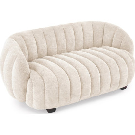 Sofa tapicerowana 2 osobowa Fraser 140cm kremowa Halmar