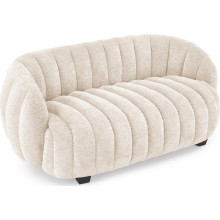 Sofa tapicerowana 2 osobowa Fraser 140cm kremowa Halmar