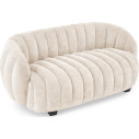Sofa tapicerowana 2 osobowa Fraser 140cm kremowa Halmar