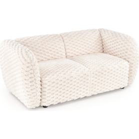 Sofa tapicerowana pikowana 2 osobowa Malta 170cm kremowa Halmar