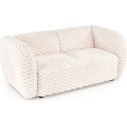 Sofa tapicerowana pikowana 2 osobowa Malta 170cm kremowa Halmar