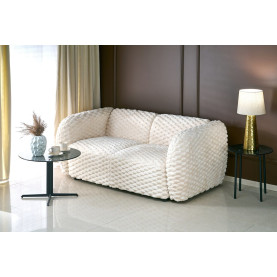 Sofa tapicerowana pikowana 2 osobowa Malta 170cm kremowa Halmar 2