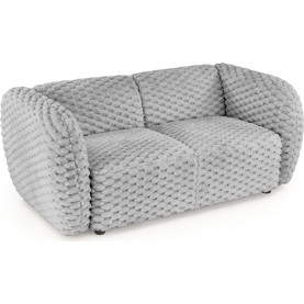 Sofa tapicerowana pikowana 2 osobowa Malta 170cm popiel Halmar