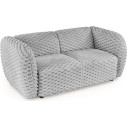 Sofa tapicerowana pikowana 2 osobowa Malta 170cm popiel Halmar