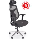 Fotel biurowy ergonomiczny z regulacją Otis czarny Halmar