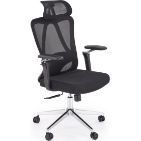 Fotel biurowy ergonomiczny z regulacją Rufino czarny Halmar 2