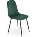 Krzesło welurowe K608 zielone Halmar