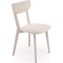 Krzesło drewniane tapicerowane Buggi II kaszmir / beż Halmar