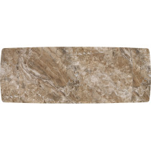 Stół rozkładany nowoczesny Vince 180-238x90cm brązowy marmur / czarny Halmar