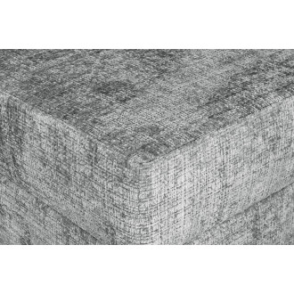 Łóżko kontynentalne z pojemnikiem na pościel i wbudowanym materacem Largo 160x200cm popiel Halmar