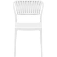 Krzesło z tworzywa Portofino białe Siesta