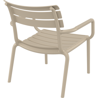 Fotel ogrodowy z tworzywa Paris Lounge taupe Siesta