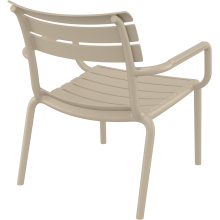 Fotel ogrodowy z tworzywa Paris Lounge taupe Siesta
