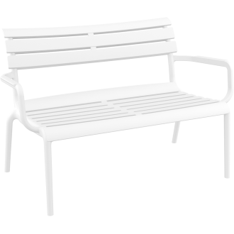 Ławka / sofa ogrodowa Paris Lounge biała Siesta