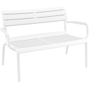 Ławka / sofa ogrodowa Paris Lounge biała Siesta