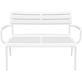 Ławka / sofa ogrodowa Paris Lounge biała Siesta