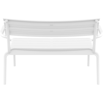 Ławka / sofa ogrodowa Paris Lounge biała Siesta