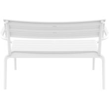 Ławka / sofa ogrodowa Paris Lounge biała Siesta