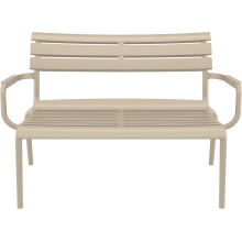 Ławka / sofa ogrodowa Paris Lounge taupe Siesta