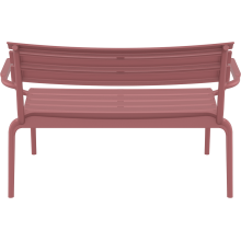 Ławka / sofa ogrodowa Paris Lounge marsala / różowa Siesta