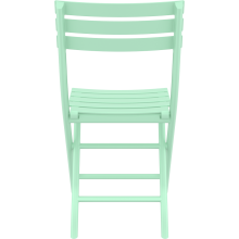 Krzesło składane z tworzywa Helen zielone Siesta